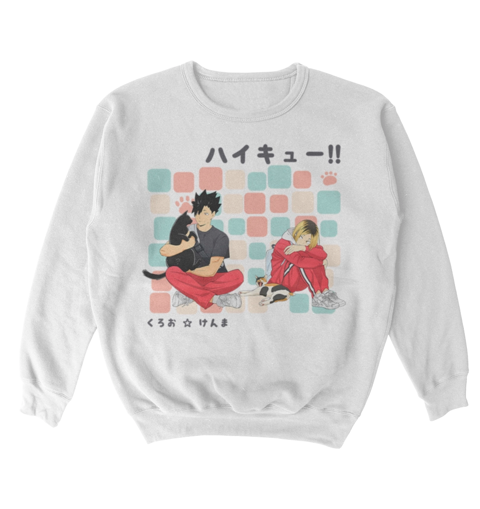 Poleron Haikyuu - Kenma y Kuroo