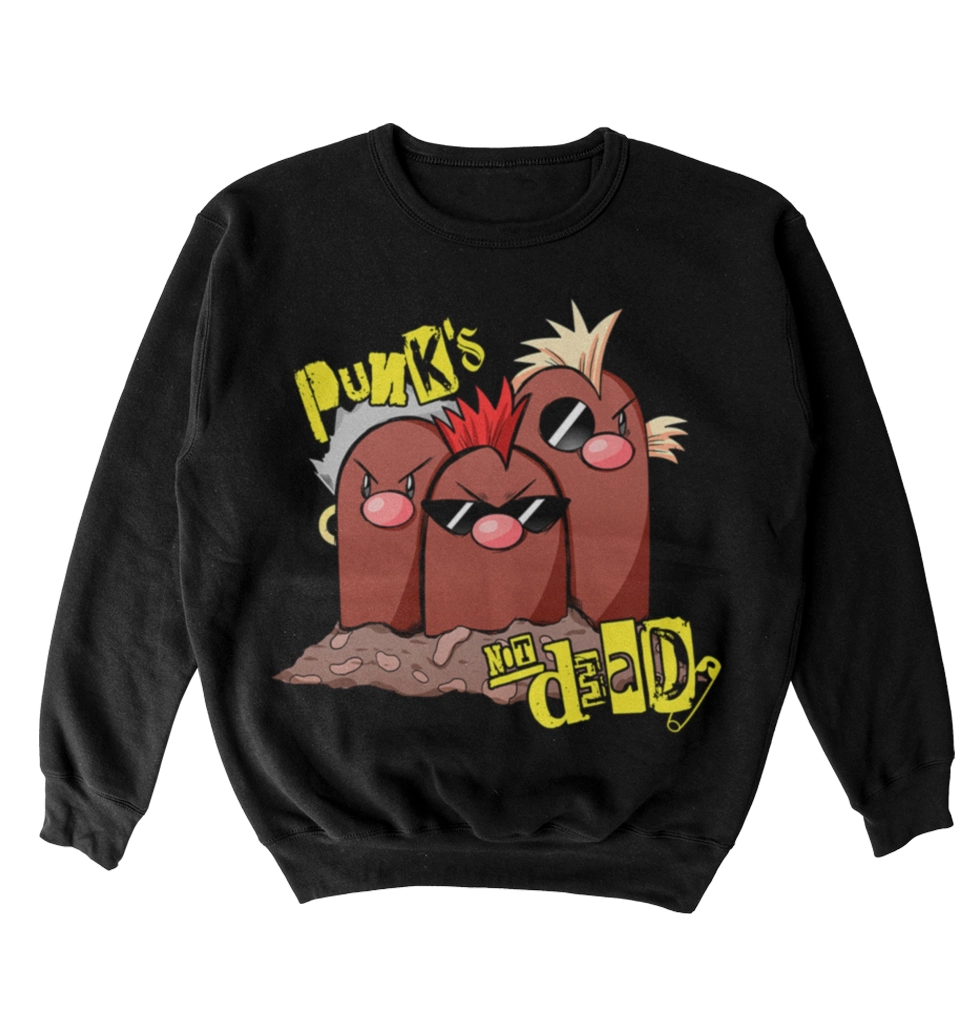 Poleron Pokemon - Dugtrio - Punks not dead