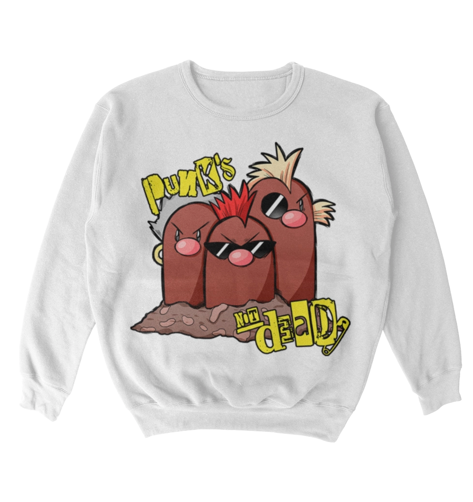 Poleron Pokemon - Dugtrio - Punks not dead