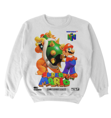 Poleron Super Mario Bros - Super Mario 64 - Mario & Bowser