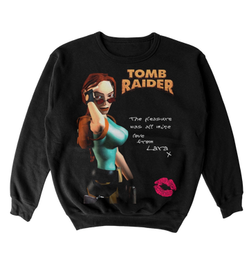 Poleron Tomb Raider Lara Croft Kiss