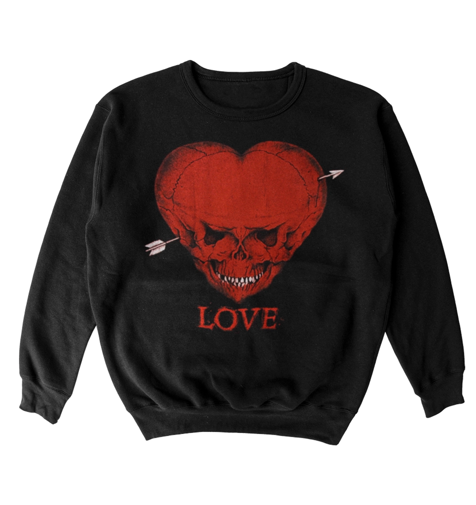 Poleron Megadeth - Love - Skeleton Heart