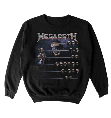 Poleron Megadeth - Countdown To Extinction - Back Cover