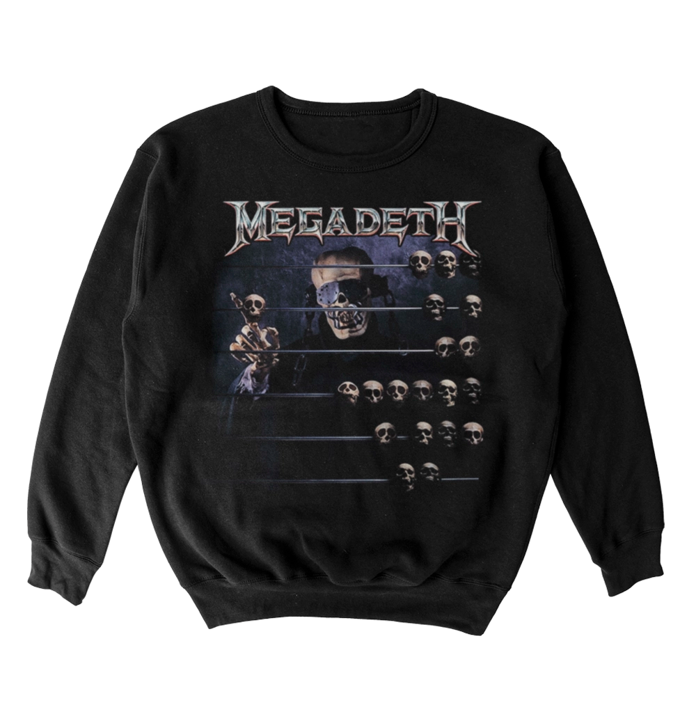 Poleron Megadeth - Countdown To Extinction - Back Cover
