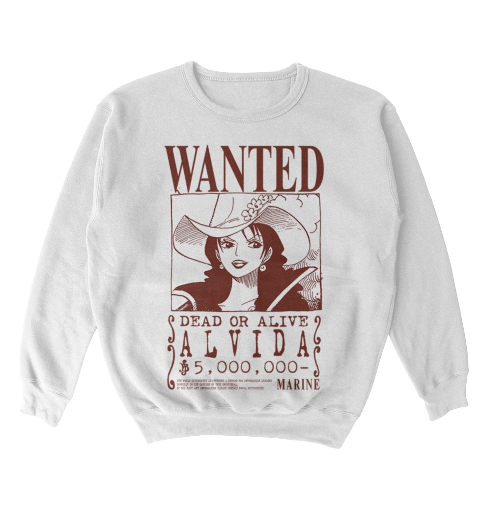 Poleron One Piece - Wanted - Alvida