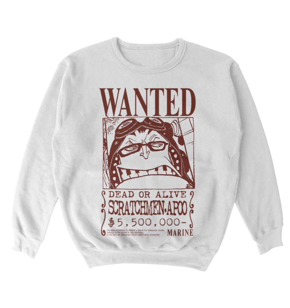 Poleron One Piece - Wanted - Scratchmen Apoo