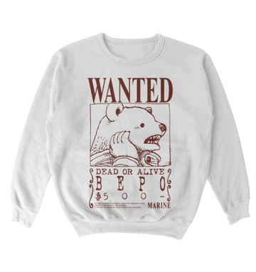 Poleron One Piece - Wanted - Bepo
