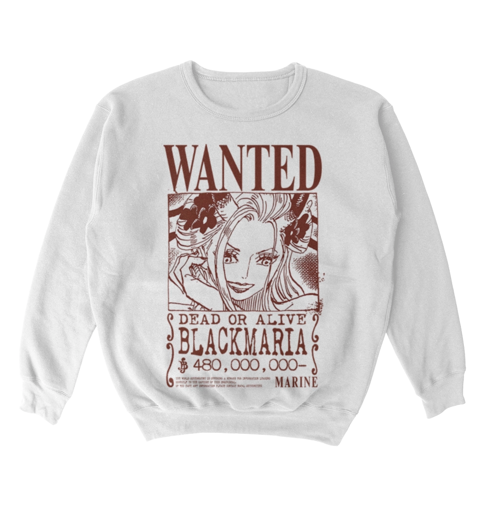 Poleron One Piece - Wanted - Black Maria