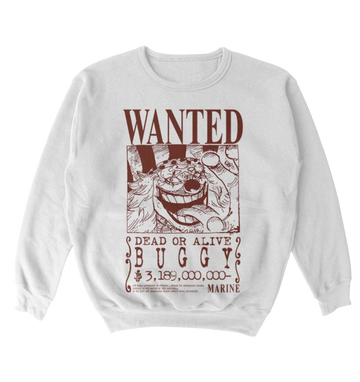 Poleron One Piece - Wanted - Buggy