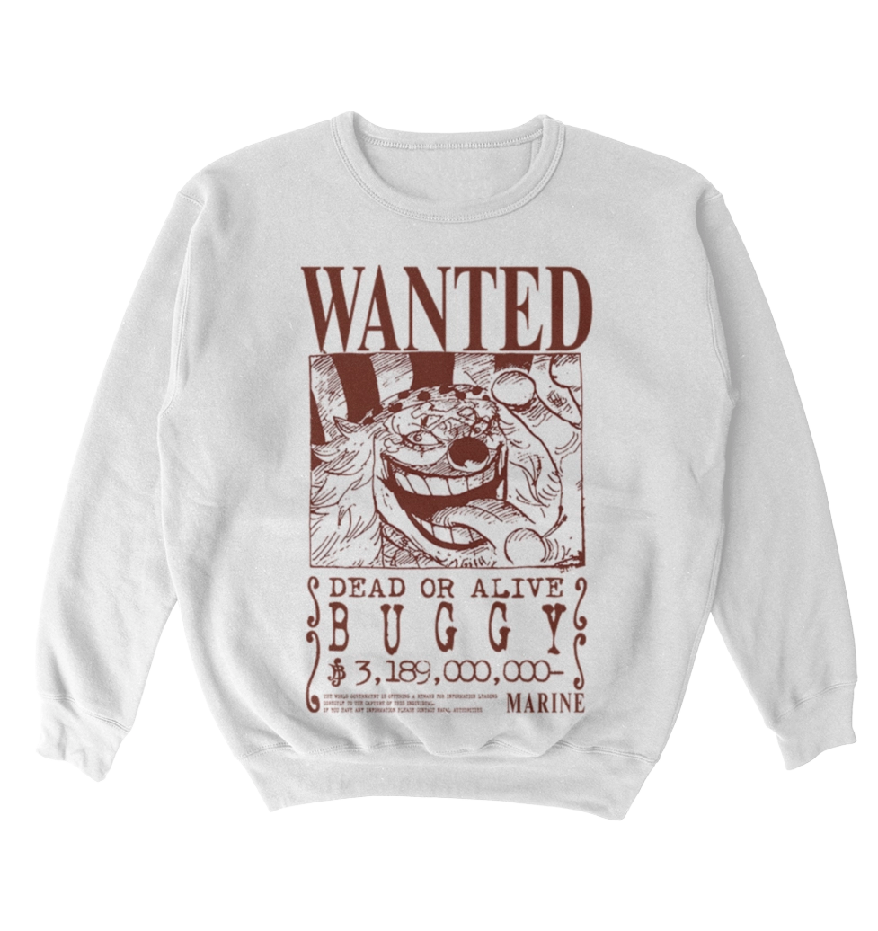 Poleron One Piece - Wanted - Buggy