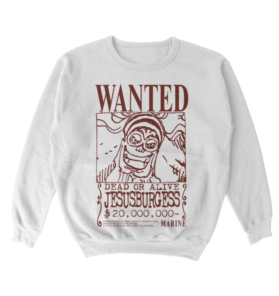 Poleron One Piece - Wanted - Jesus Burgess