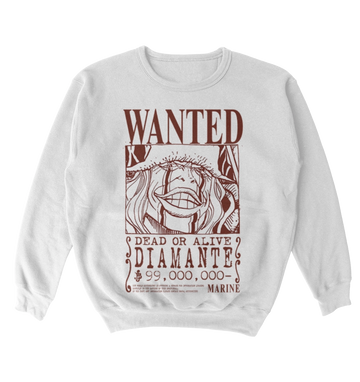 Poleron One Piece - Wanted - Diamante