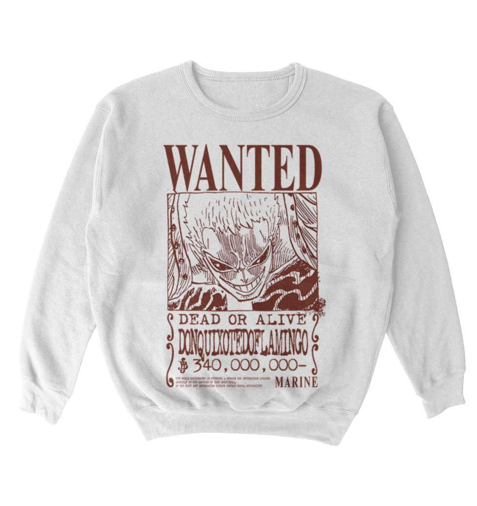 Poleron One Piece - Wanted - Donquixote Doflamingo