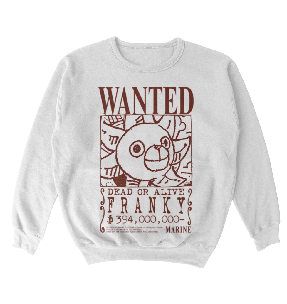 Poleron One Piece - Wanted - Franky