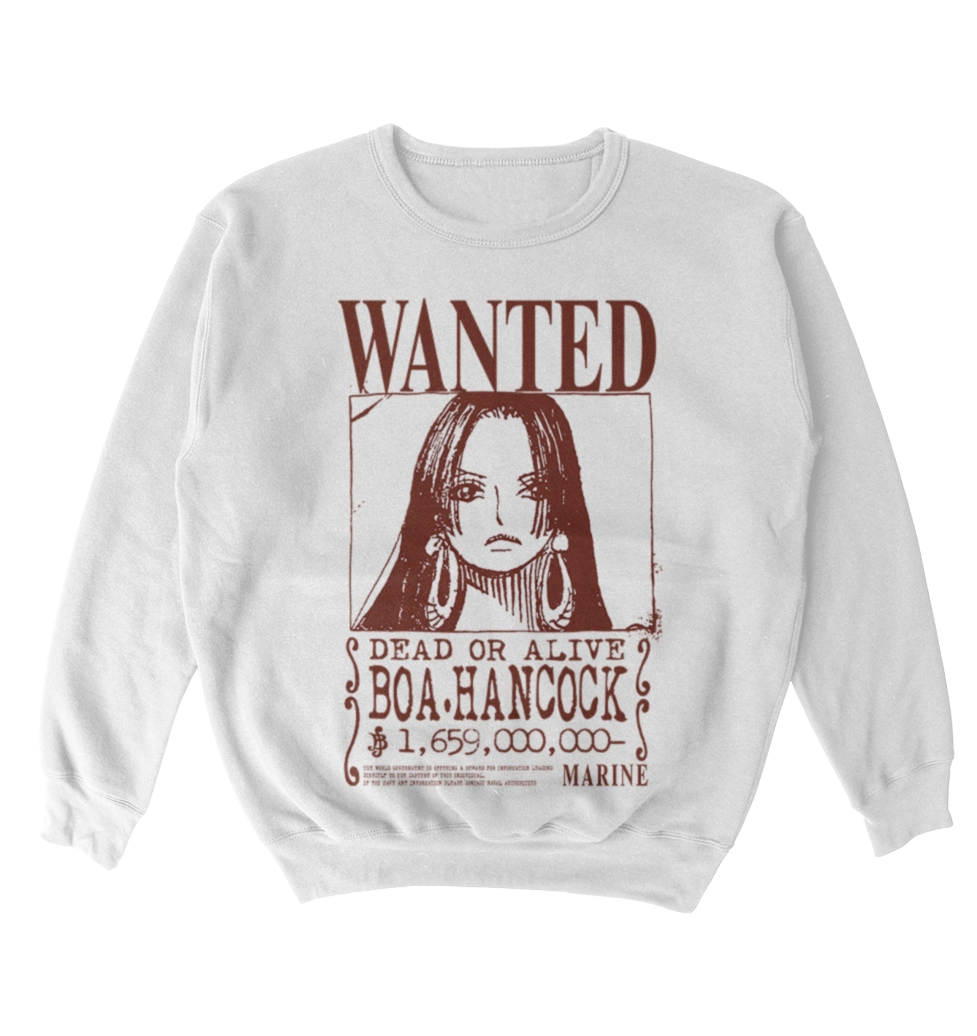 Poleron One Piece - Wanted - Boa Hancock