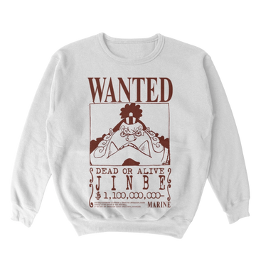 Poleron One Piece - Wanted - Jinbe