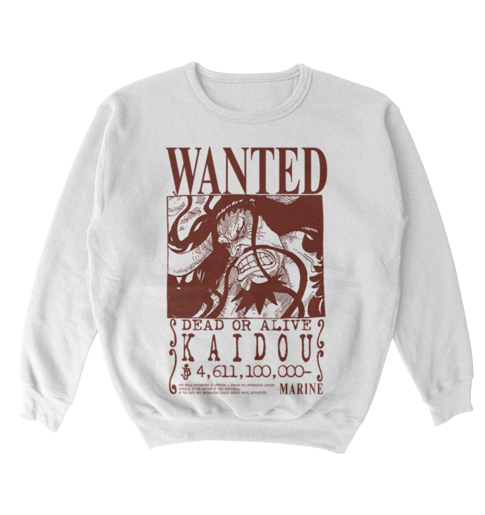 Poleron One Piece - Wanted - Kaidou