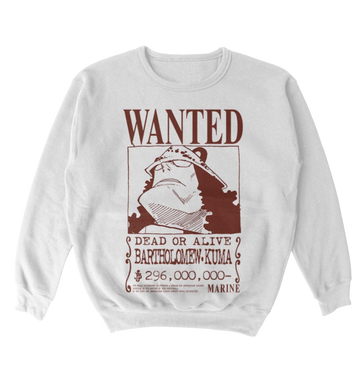 Poleron One Piece - Wanted - Bartholomew Kuma