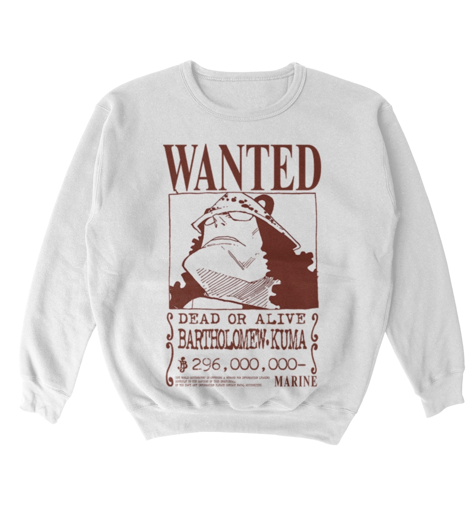 Poleron One Piece - Wanted - Bartholomew Kuma