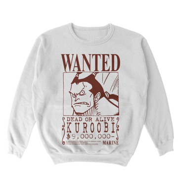 Poleron One Piece - Wanted - Kuroobi