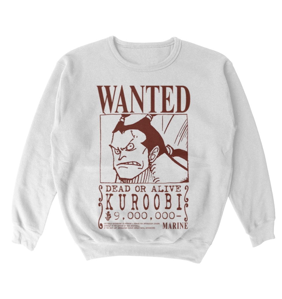 Poleron One Piece - Wanted - Kuroobi