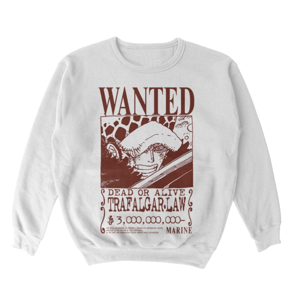 Poleron One Piece - Wanted - Trafalgar Law