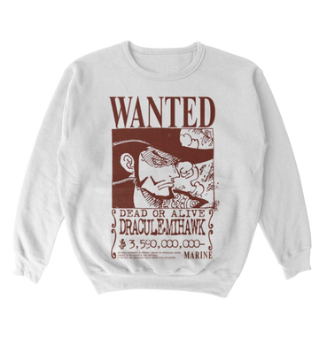 Poleron One Piece - Wanted - Dracule Mihawk