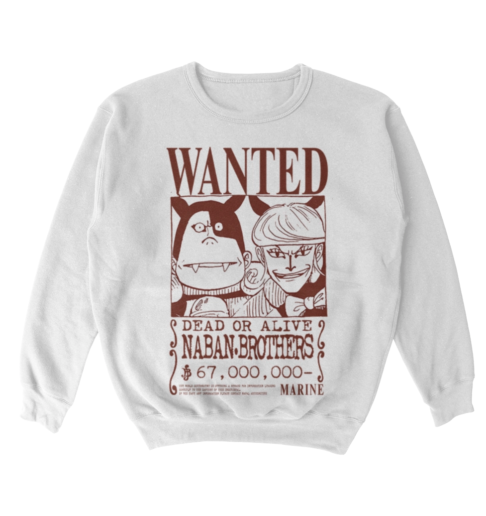 Poleron One Piece - Wanted - Naban Brothers