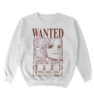Poleron One Piece - Wanted - Nami