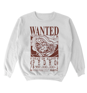 Poleron One Piece - Wanted - Pedro