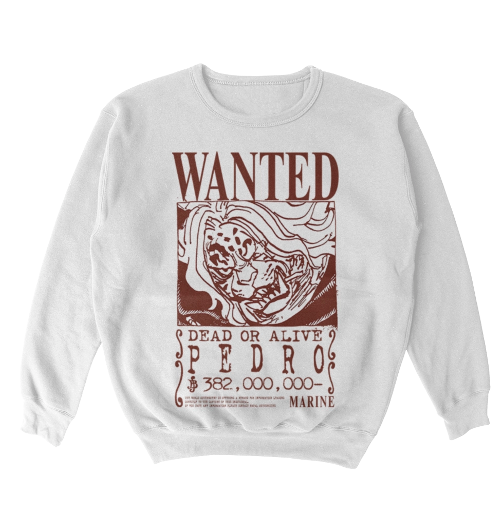 Poleron One Piece - Wanted - Pedro