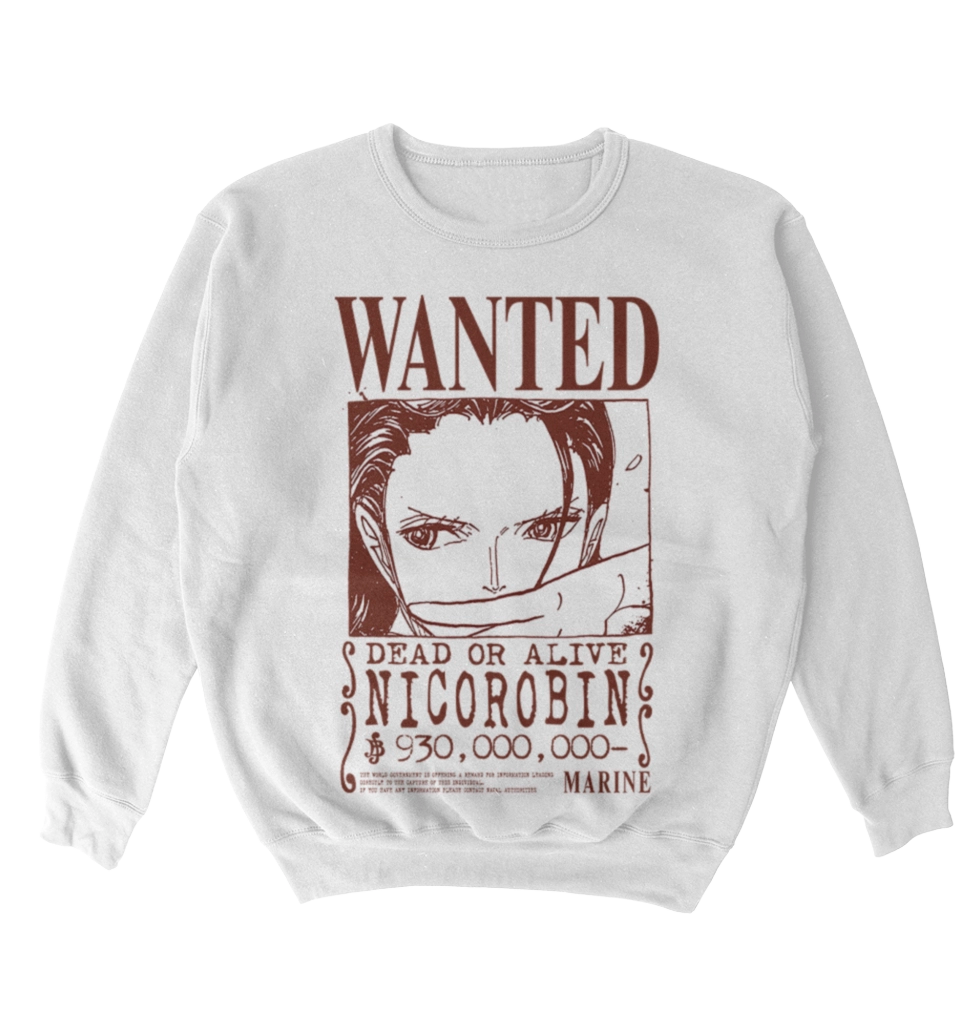 Poleron One Piece - Wanted - Nico Robin