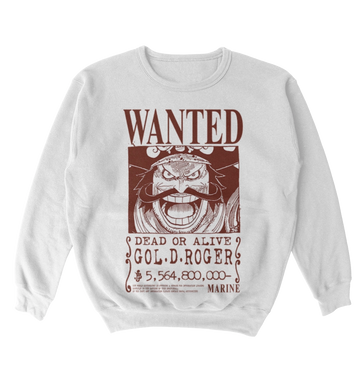 Poleron One Piece - Wanted - Gol D. Roger