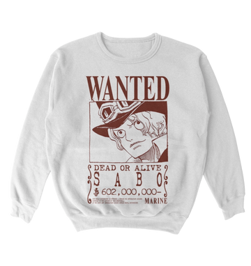 Poleron One Piece - Wanted - Sabo