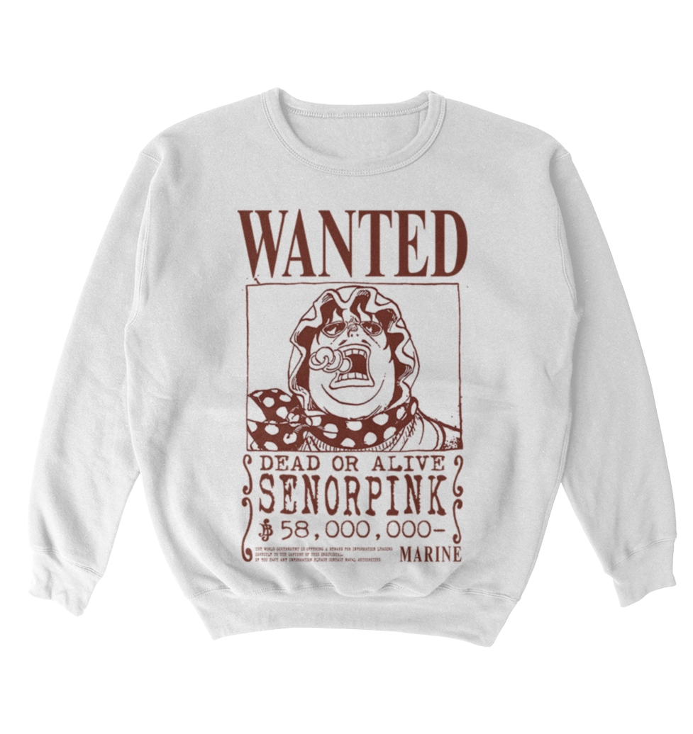 Poleron One Piece - Wanted - Señor Pink