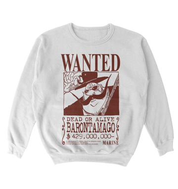 Poleron One Piece - Wanted - Baron Tamago