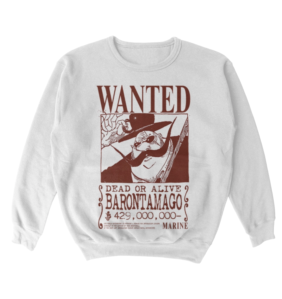Poleron One Piece - Wanted - Baron Tamago