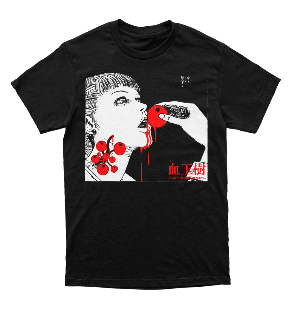 Polera Horror - Junji Ito - Blood Bubble Bushes