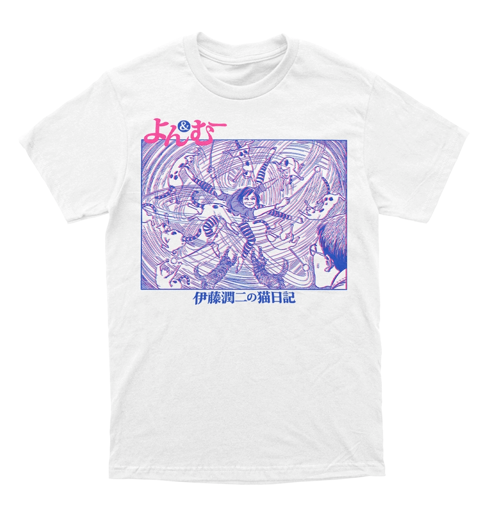 Polera Horror - Junji Ito - Diario gatuno : Yon & Mu - Jugando