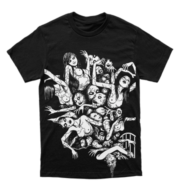 Polera Horror - Junji Ito - Tomie - Top Model - Multiple Tomies - Full Print