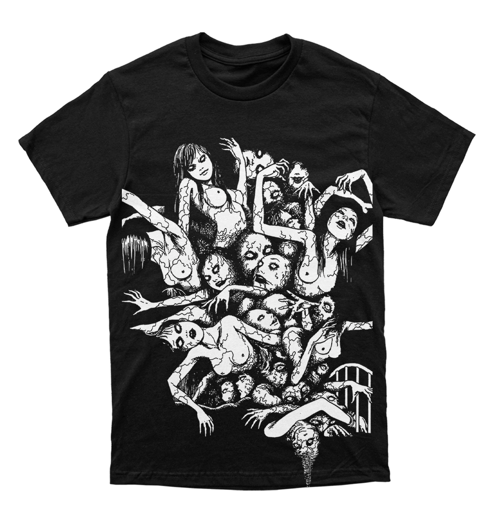 Polera Horror - Junji Ito - Tomie - Top Model - Multiple Tomies - Full Print