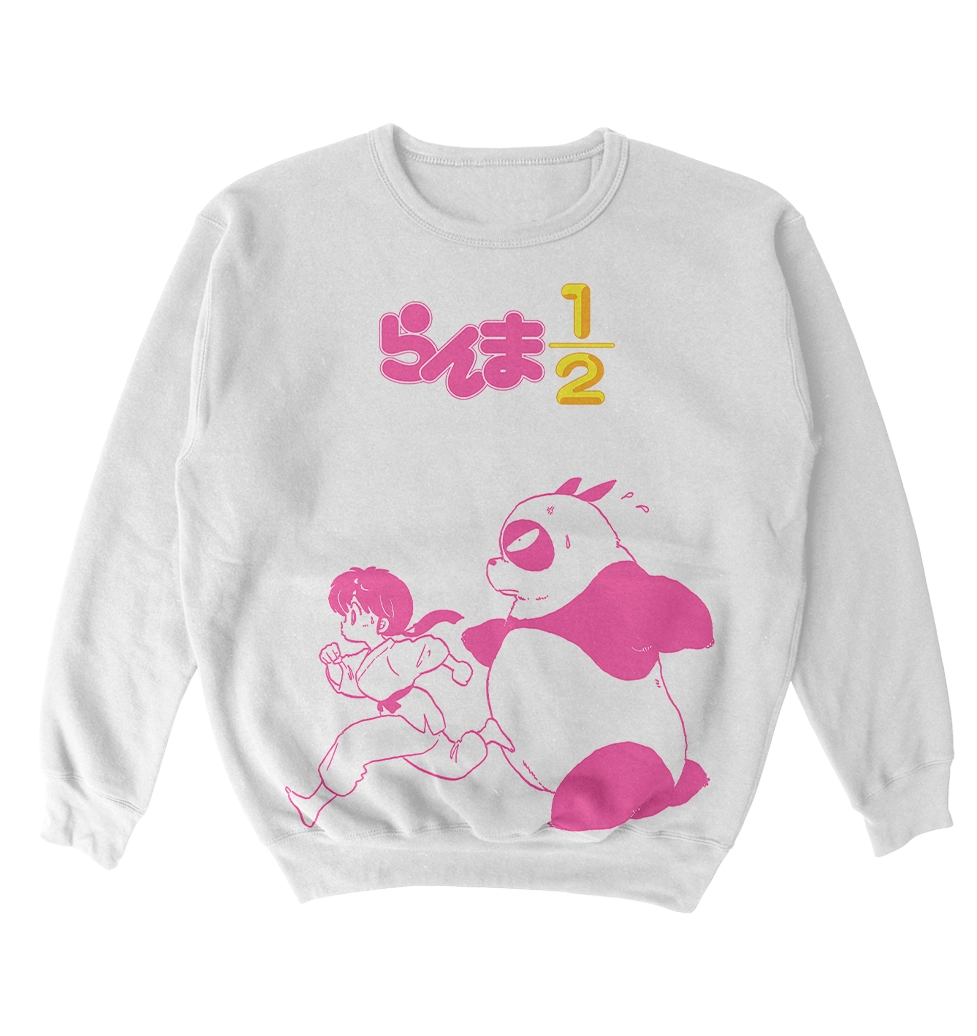 Poleron Ranma 1/2 - Ranma y Genma Saotome Corriendo