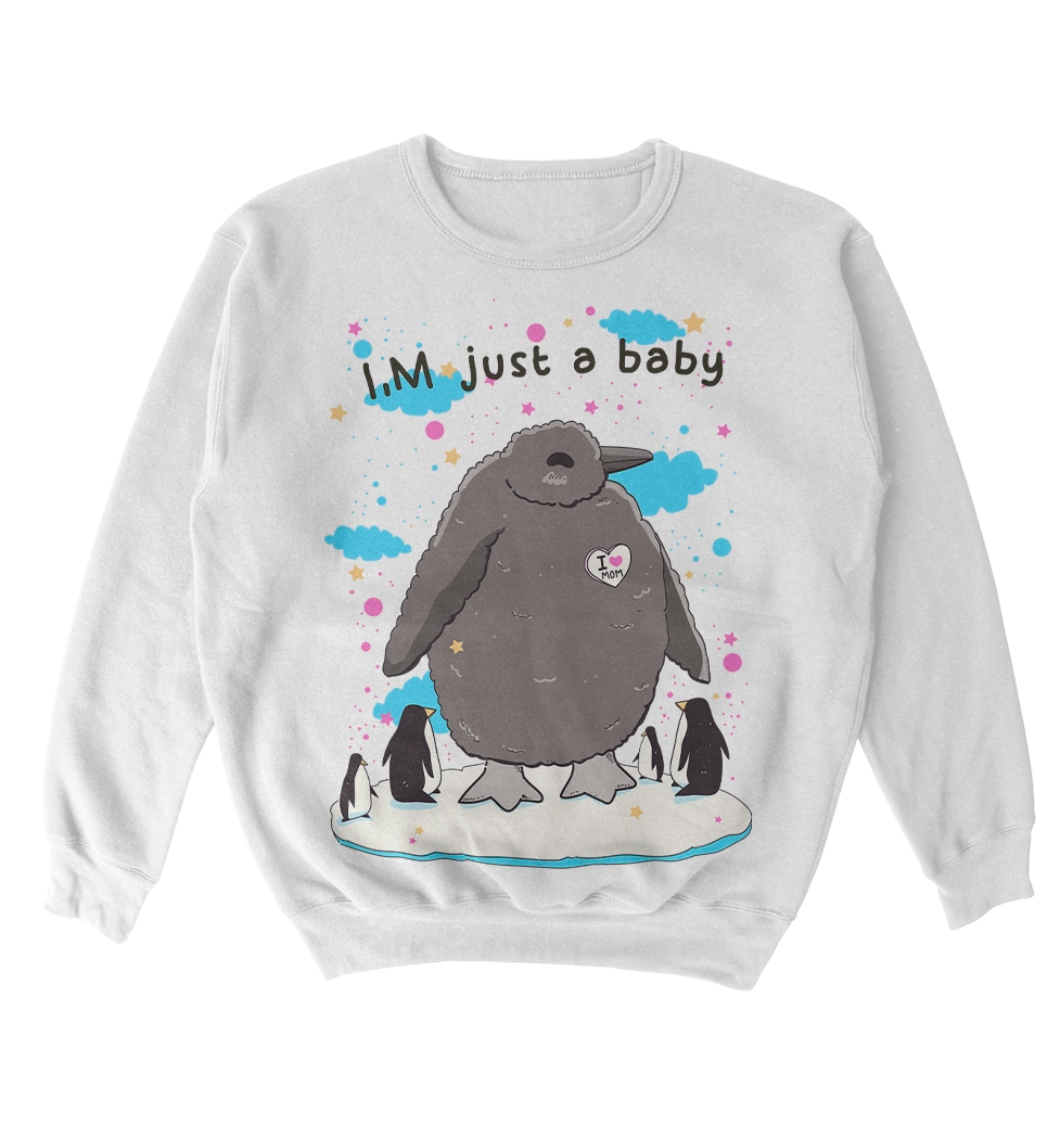 Poleron Pinguino - Pesto - im just a baby