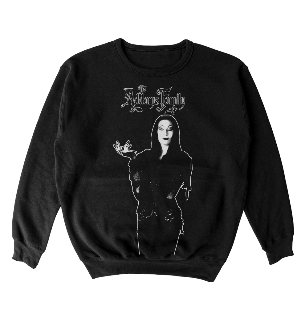 Poleron Morticia Addams - Anjelica Huston