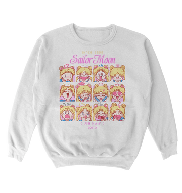 Poleron Sailor Moon - Usagi Tsukino - Serena Tsukino - Caras