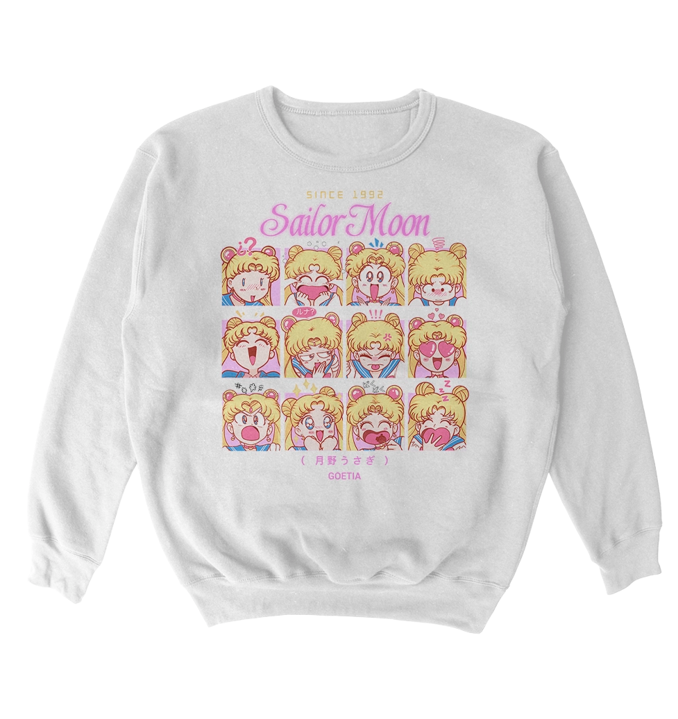 Poleron Sailor Moon - Usagi Tsukino - Serena Tsukino - Caras