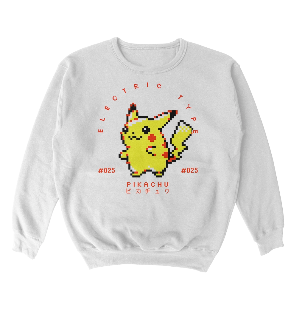 Poleron Pokemon - Pikachu Pixel