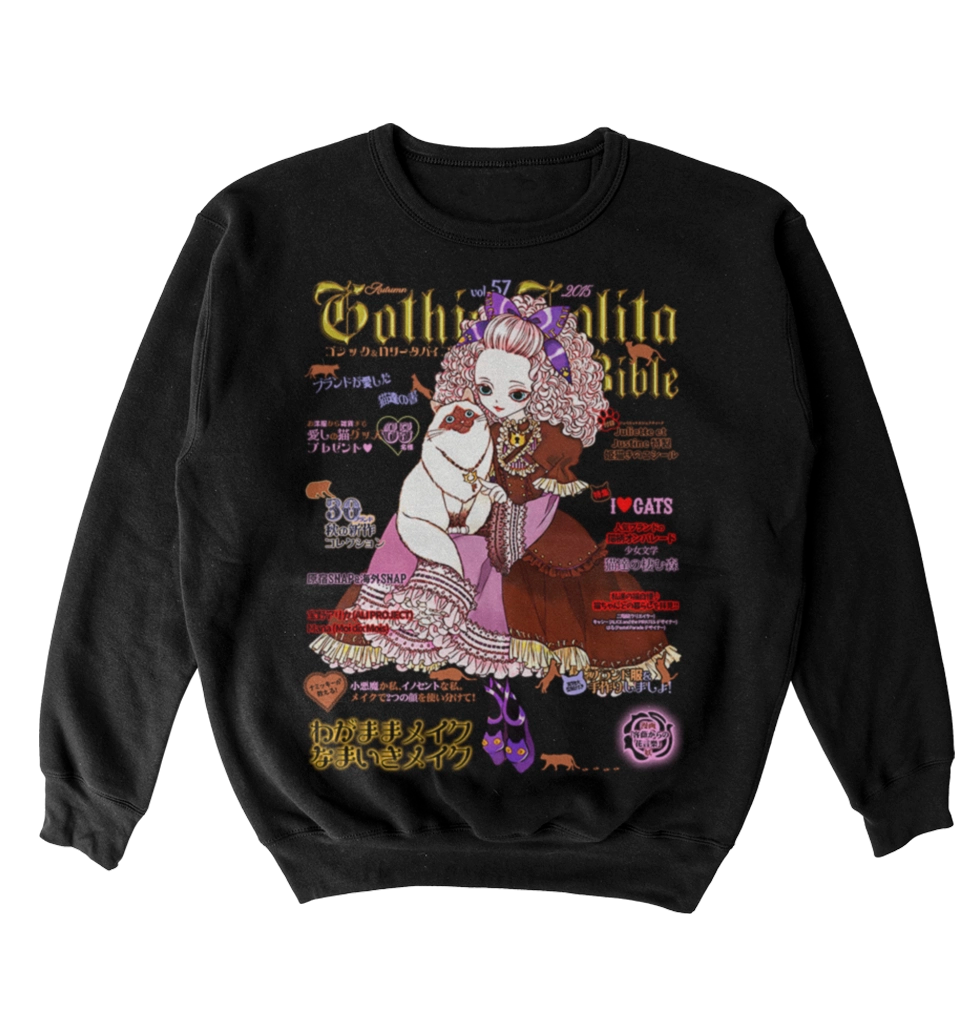 Poleron Gothic & Lolita Bible (i love cats)