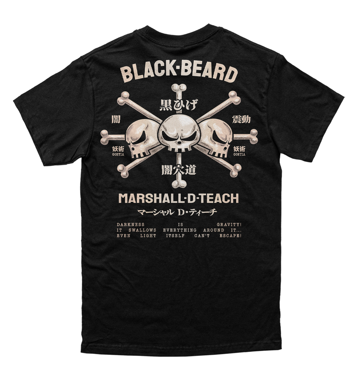 Polera One Piece - Uniforme barba negra