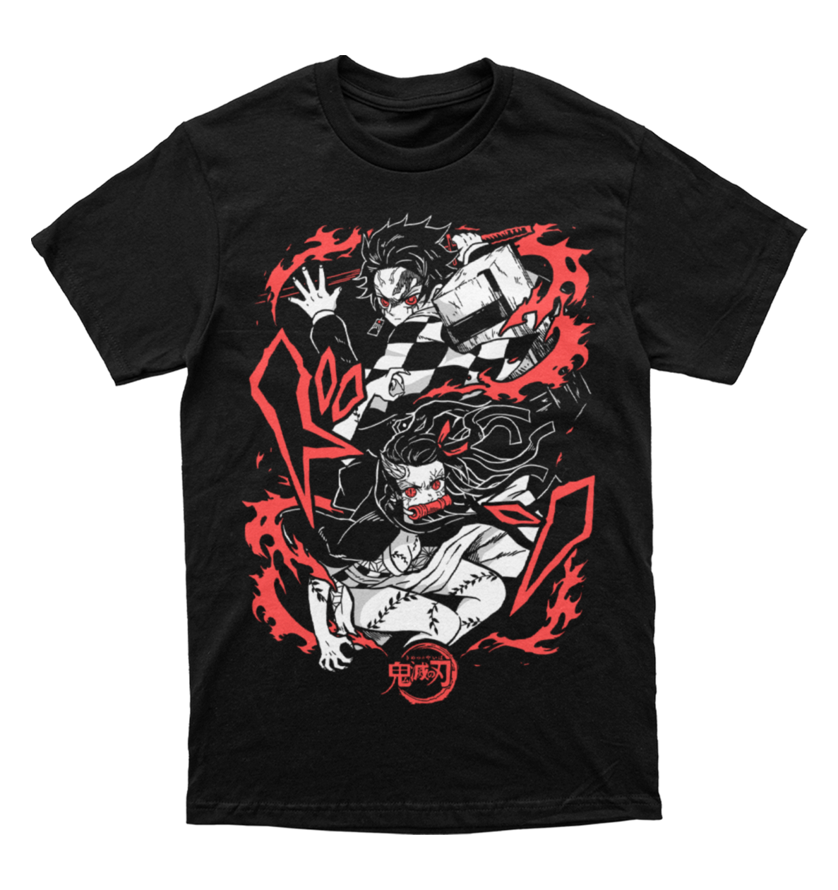 Polera Kimetsu no Yaiba - Tanjiro y Nezuko